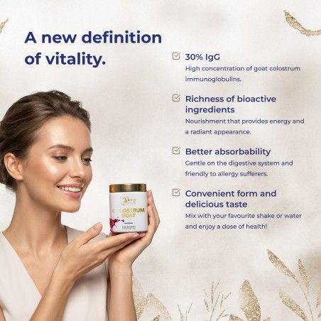 Goat Colostrum 30% IgG, 50g (25 servings)