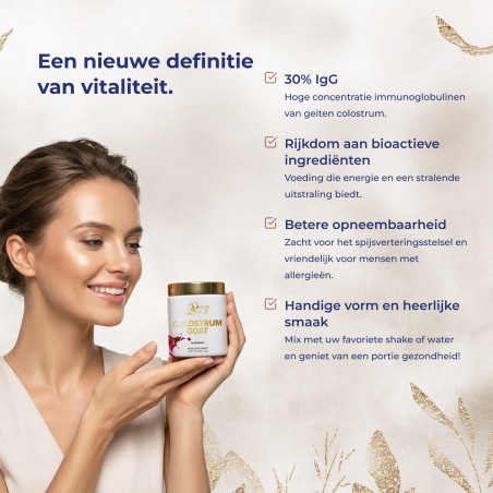 Goat Colostrum - geitencolostrum 30% IgG, 50g (25 porties)