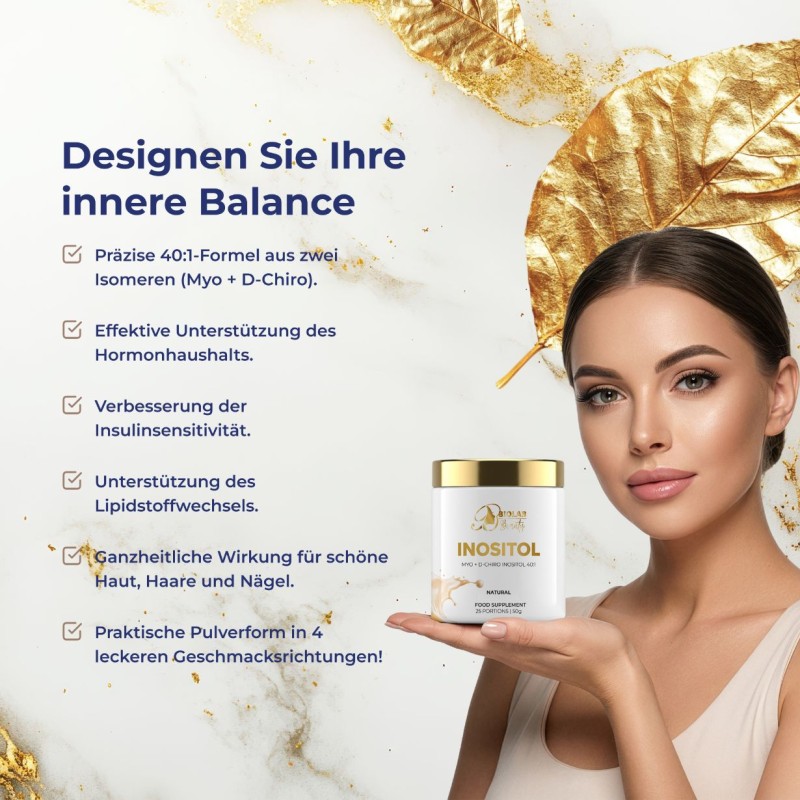 Inositol 40:1 Myo + D-Chiro, 50g